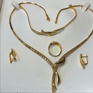 NEW 21K Solid Gold Set